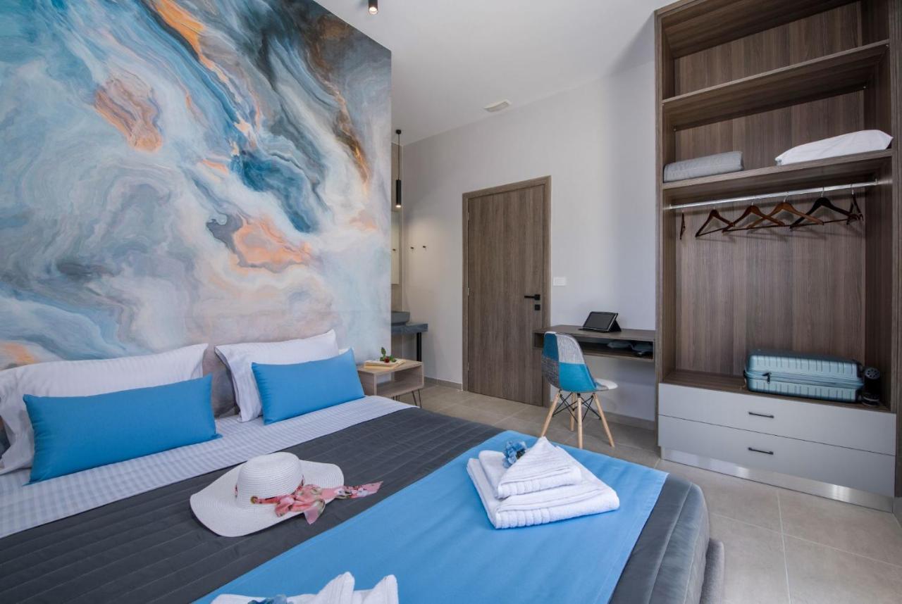 Luxury Villa Eva-Mari With Jacuzzi, 50M From The Beach Stalós Dış mekan fotoğraf