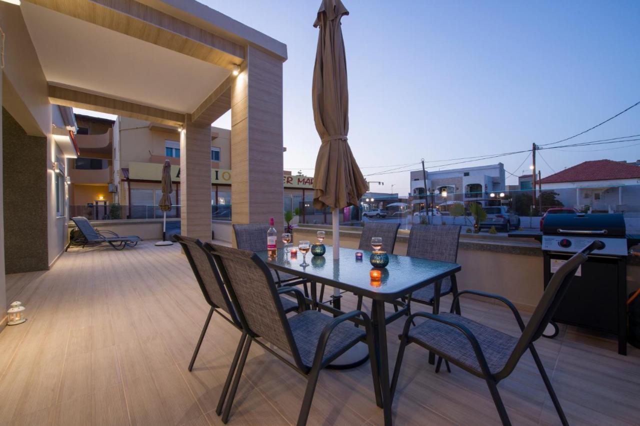 Luxury Villa Eva-Mari With Jacuzzi, 50M From The Beach Stalós Dış mekan fotoğraf