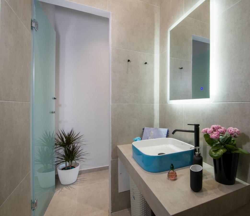 Luxury Villa Eva-Mari With Jacuzzi, 50M From The Beach Stalós Dış mekan fotoğraf